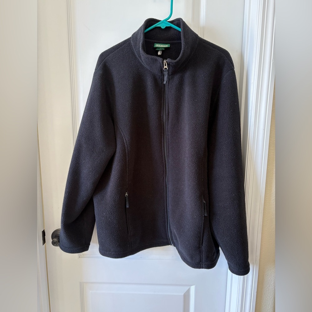 L.L.Bean Women’s Fleece Jacket – Size 3X – Black – Full Zip